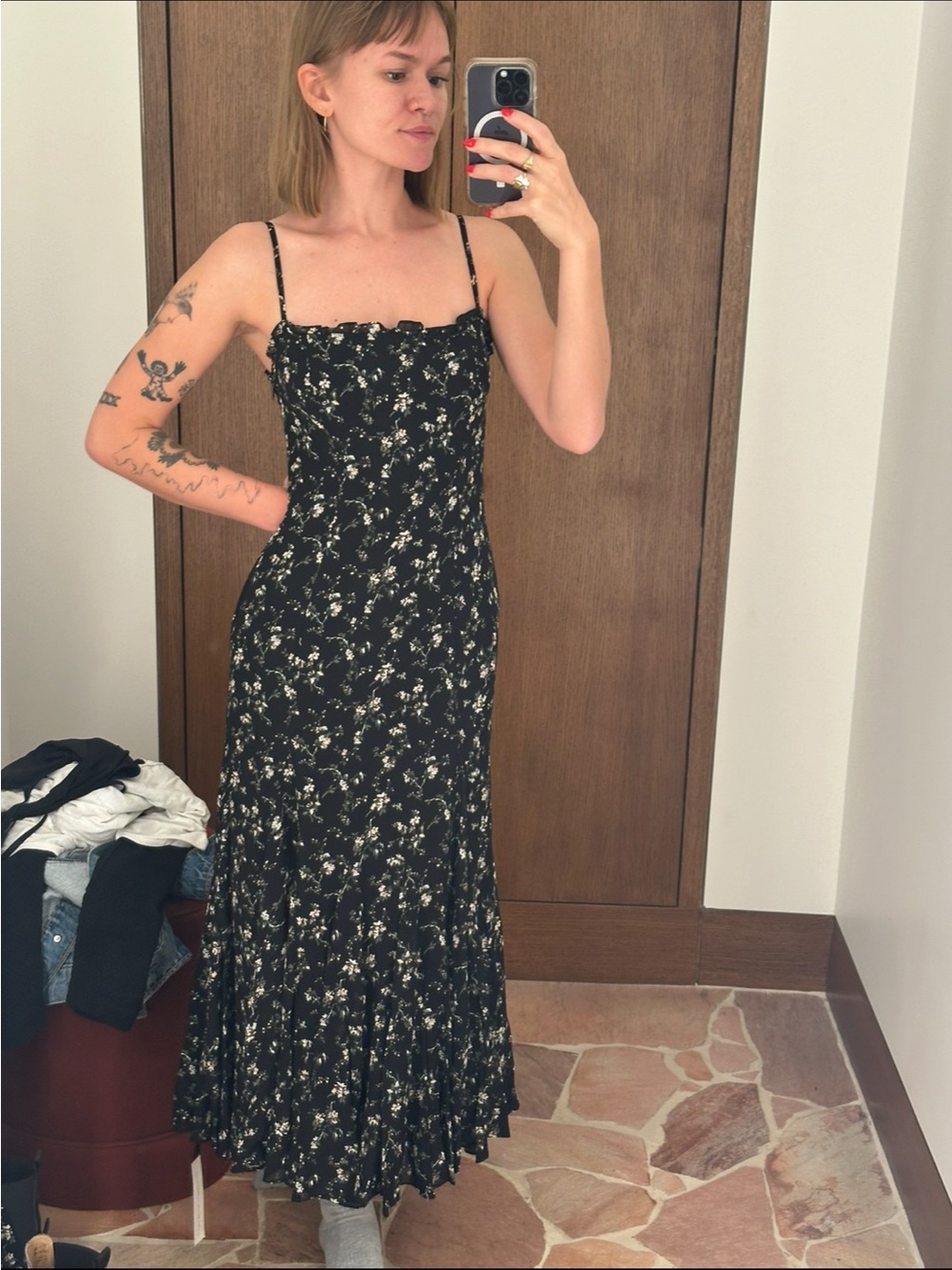 Reformation Lilibet Dress in Lucien
